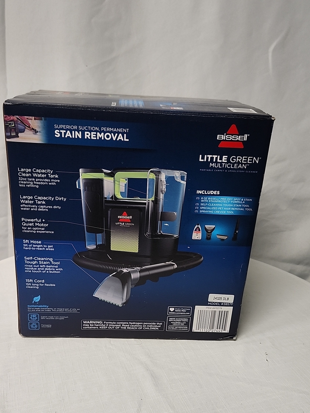 Bissell Little Green Multiclean Portable Cleaner - Black & Green